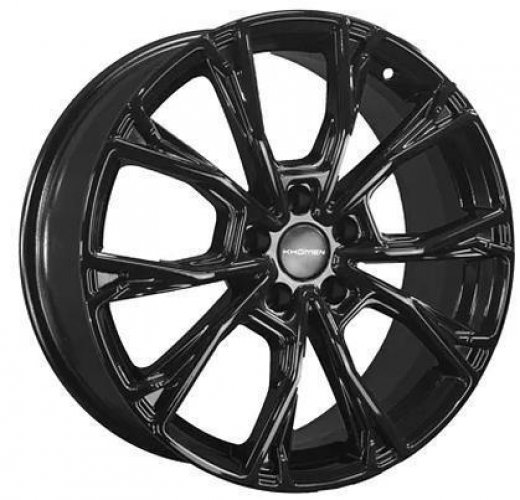 KHOMEN 1907-blk (Haval F7/ F7x) 19x7.5" 5x114,3мм DIA 64.1мм ET 40мм BLK / Чёрный с полировкой от магазина Империя шин