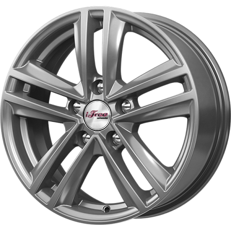 iFree KC885-09 Катар 16x6.5" 5x114,3мм DIA 67.1мм ET 50мм Хай вэй / Графитовый от магазина Империя шин