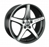 LS LS540 16x7" 5х100мм DIA 73.1мм ET 38мм BKF