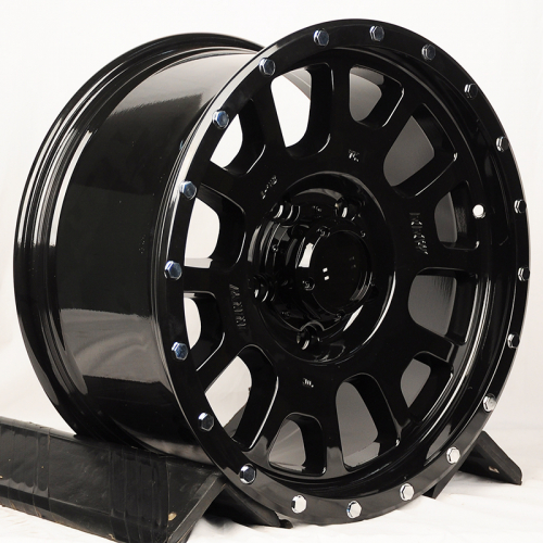 Anzoo JT034-8 18x9.0" 5x150мм DIA 110.1мм ET 18мм Black+Rivets от магазина Империя шин