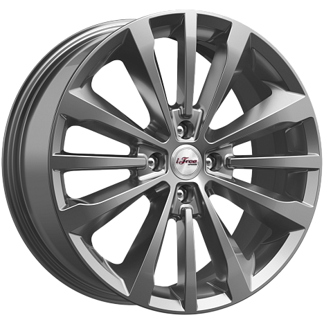 iFree KC912-hw Андерсен 17x7" 4x100мм DIA 60.1мм ET 43мм Хай вэй / Графитовый