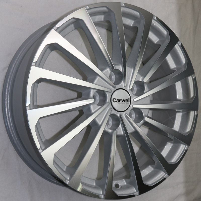 Carwel Кагра-ag 1721 (Coolray / X50) 17x6.5" 5x114,3мм DIA 54.1мм ET 45мм AGR / Графитовый с полировкой от магазина Империя шин