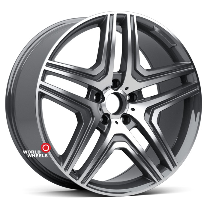 KoKo Kuture 253 OEM R18 18x8.5" 5x112мм DIA 66.6мм ET 35мм Gunmetal Machined (GMP) от магазина Империя шин