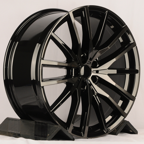 Extreme Wheels BM052 21x9.5" 5x112мм DIA 66.6мм ET 37мм BKF Black Clear