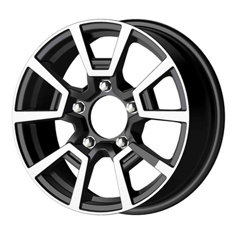 Carwel Нива-SK-ab 16x6.5" 5x139,7мм DIA 98.5мм ET 40мм AB / Черный с полировкой от магазина Империя шин