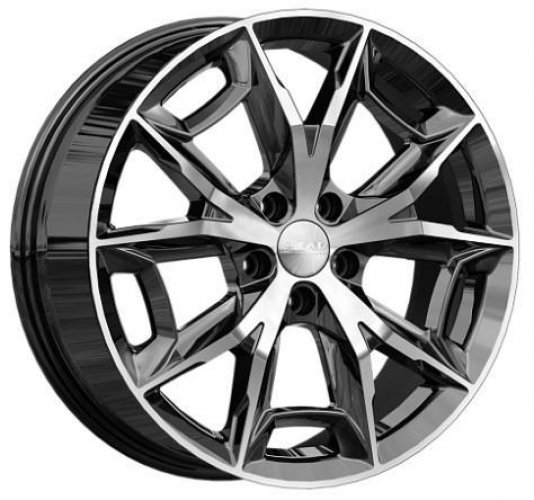 SKAD Паркер-mb (Mazda CX-50) 19x7.5" 5x114,3мм DIA 67.1мм ET 40мм алмаз / Чёрный с алмазной проточкой от магазина Империя шин