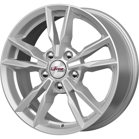 iFree KC865 Икигай 16x6.5" 5x112мм DIA 66.6мм ET 45мм Нео-классик / Серебристый от магазина Империя шин