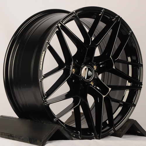 Makstton MST FISSION 718 19x8.5" 5x114.3мм DIA 67.1мм ET 35мм Gloss Black with Milling от магазина Империя шин