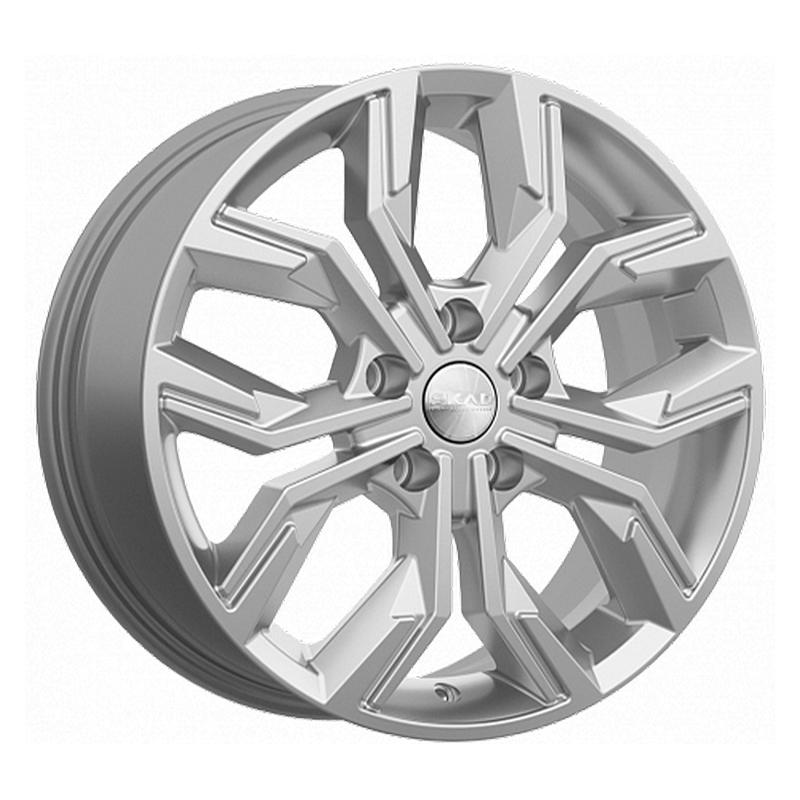SKAD Амиата 17x7" 5x108мм DIA 63.35мм ET 50мм селена / Серебристый от магазина Империя шин