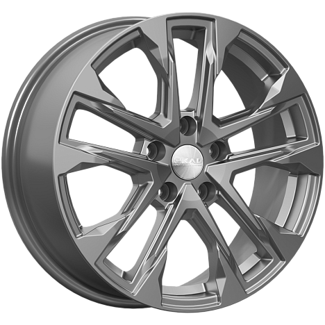 SKAD Атакор-gr 17x7" 5x114,3мм DIA 66.6мм ET 37мм графит / Графитовый от магазина Империя шин
