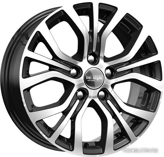 K&K КС736 16x6.5" 5x112мм DIA 66.6мм ET 40мм Алмаз черный от магазина Империя шин