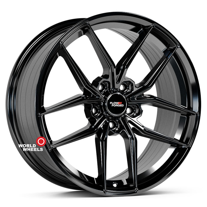 HFT FF 521 R18 18x8" 5x112мм DIA 66.6мм ET 38мм Black (FB) от магазина Империя шин