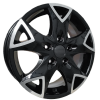 Carwel Конго-ab 1615 (Jumpy/ Boxer/ Ducato) 16x6.5" 5x118мм DIA 71.1мм ET 55мм ABT / Черный с алмазной проточкой