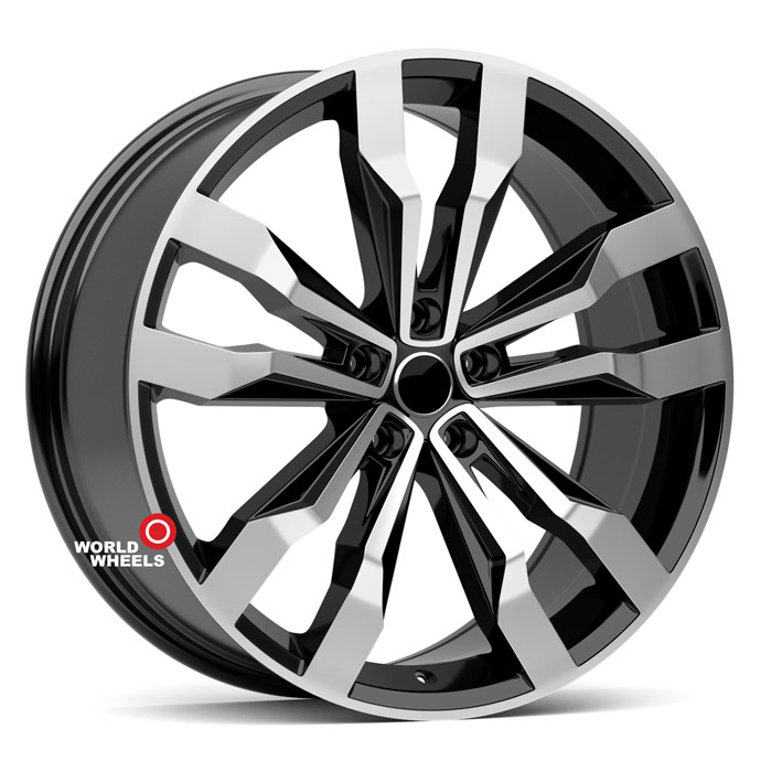 KoKo Kuture 351 OEM R20 20x8.5" 5x112мм DIA 66.6мм ET 38мм Black Machined (BP) от магазина Империя шин