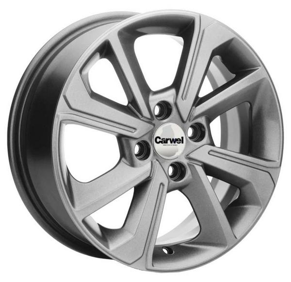 Carwel Воже-gr 15x6" 4x100мм DIA 60,1мм ET 37мм GRT / Темно-графитовый металлик от магазина Империя шин