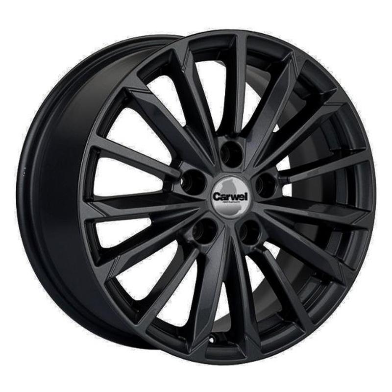 Carwel Тевриз-bl 1611 (Geely Coolray) 16x6.5" 5x114,3мм DIA 54.1мм ET 45мм BL / Чёрный от магазина Империя шин