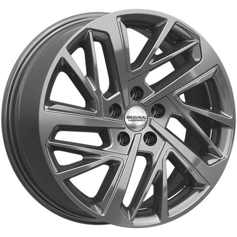 SKAD KL-372-gr (Qashqai) 17x7" 5x114,3мм DIA 66.1мм ET 40мм графит / Графитовый от магазина Империя шин