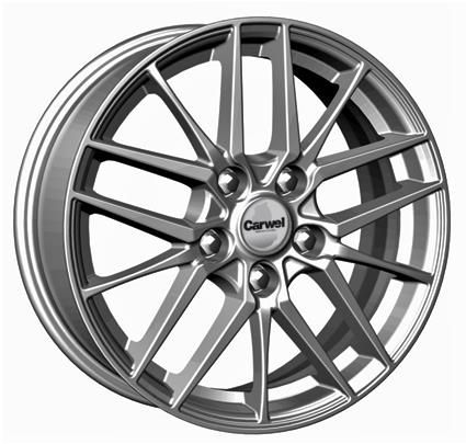 Carwel Лача-gr 16x6.5" 5x108мм DIA 65.1мм ET 40мм GR / Графитовый металлик