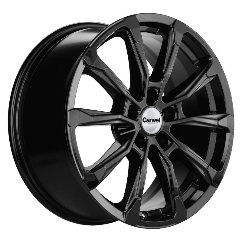 Carwel Ишим-bl 1808 (C5 AirCross) 18x7.5" 5x108мм DIA 65.1мм ET 47мм BL / Чёрный от магазина Империя шин