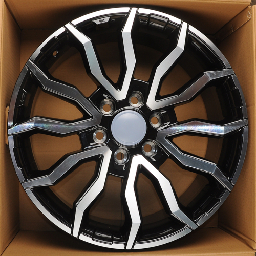 Anzoo H966D 20x8.5" 6x139.7 DIA 106.1мм ET 25мм Black Machine Face от магазина Империя шин