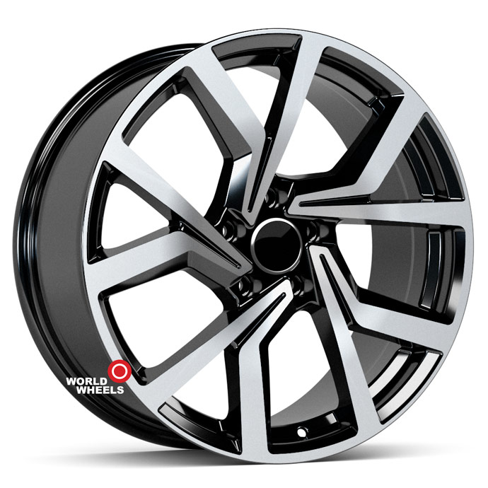 KoKo Kuture 353 OEM R16 16x6.5" 5x100мм DIA 57.1мм ET 40мм Black Machined (BP) от магазина Империя шин