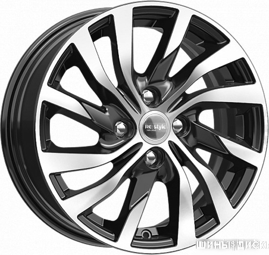 K&K КС882 15x6" 4x100мм DIA 60.1мм ET 40мм Алмаз черный от магазина Империя шин