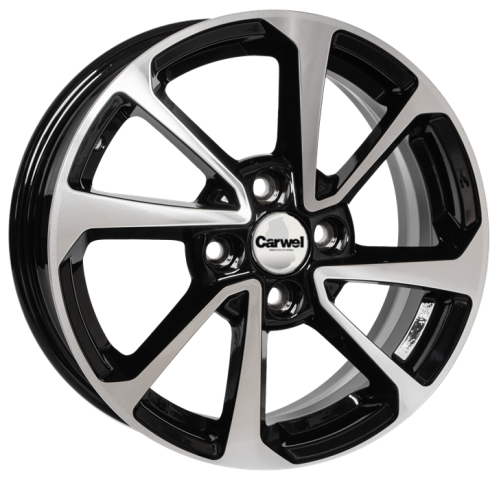 Carwel Ессей 105 (Solaris II) 15x6" 4x100мм DIA 54.1мм ET 46мм SB / Насыщенный серебристый металлик от магазина Империя шин