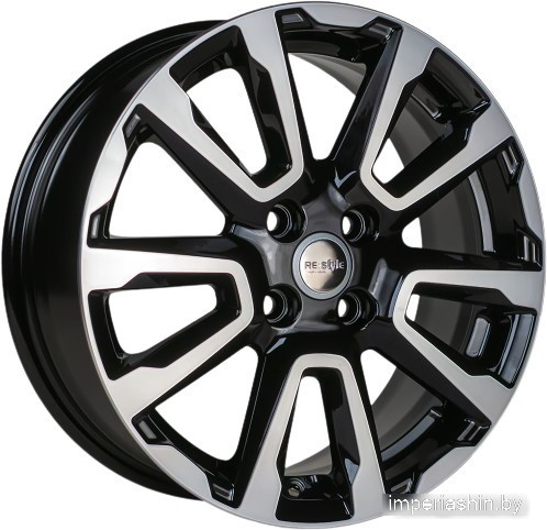 K&K КС1026 16x6.5" 4x100мм DIA 60.1мм ET 43мм Алмаз черный от магазина Империя шин