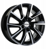 Carwel Иманта-ab 1604 (Rapid) 16x6" 5x100мм DIA 57.1мм ET 38мм ABT / Черный с алмазной проточкой