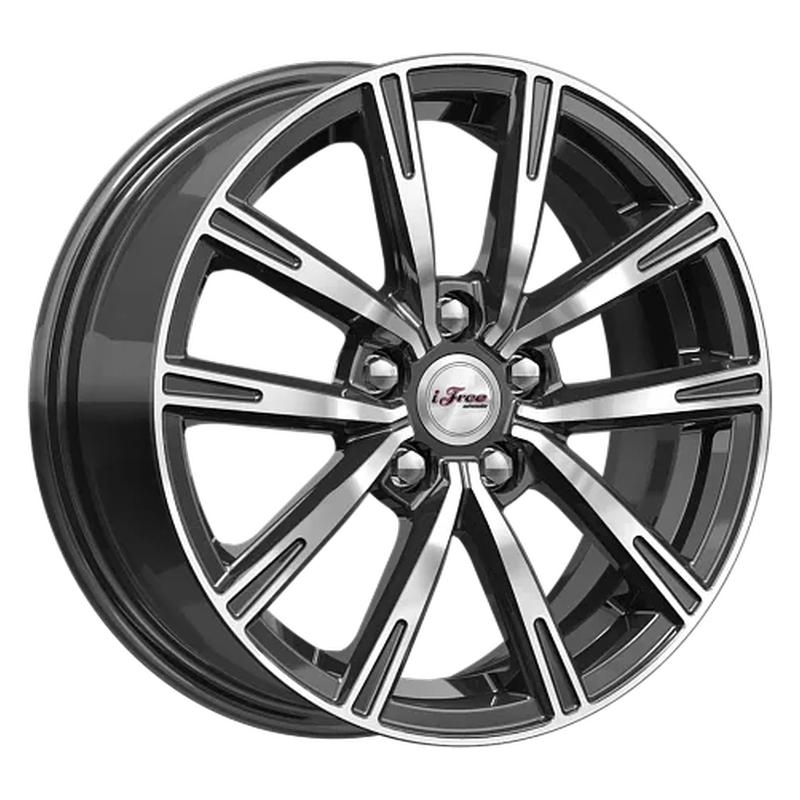 iFree KC996-mb Драйвер 15x6" 5x100мм DIA 57.1мм ET 38мм Блэк Джек / Чёрный с полировкой от магазина Империя шин