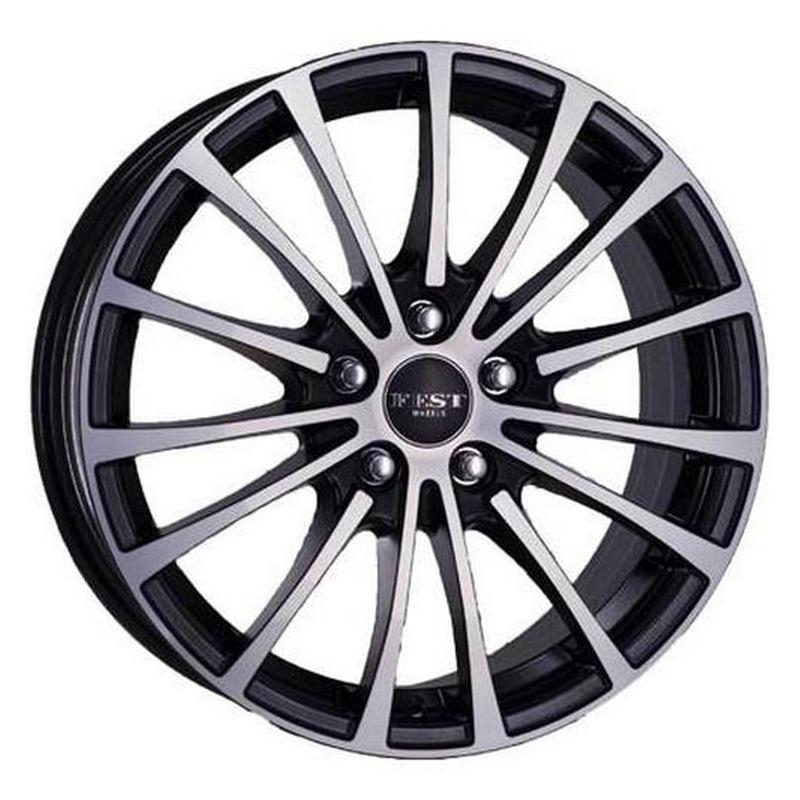 PROMA Цунами-mbm 17x7" 5x114,3мм DIA 60.1мм ET 45мм Алмаз матовый / Чёрный матовый с проточкой от магазина Империя шин