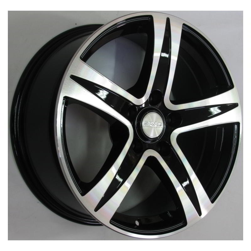 SKAD Sakura-mb 15x6.5" 5x114,3мм DIA 67.1мм ET 35мм алмаз / Чёрный с алмазной проточкой от магазина Империя шин