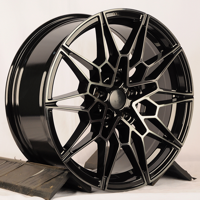 Powcan Y1027 19x8.0" 5x112мм DIA 66.6мм ET 27мм BKF Dark Clear
