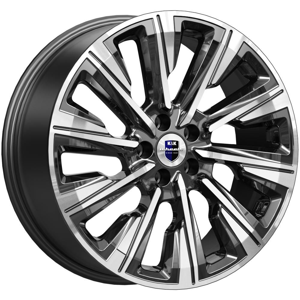 K&K KC1039-mb Галего 19x7.5" 5x114,3мм DIA 60.1мм ET 35мм алмаз чёрный / Чёрный с алмазной проточкой от магазина Империя шин