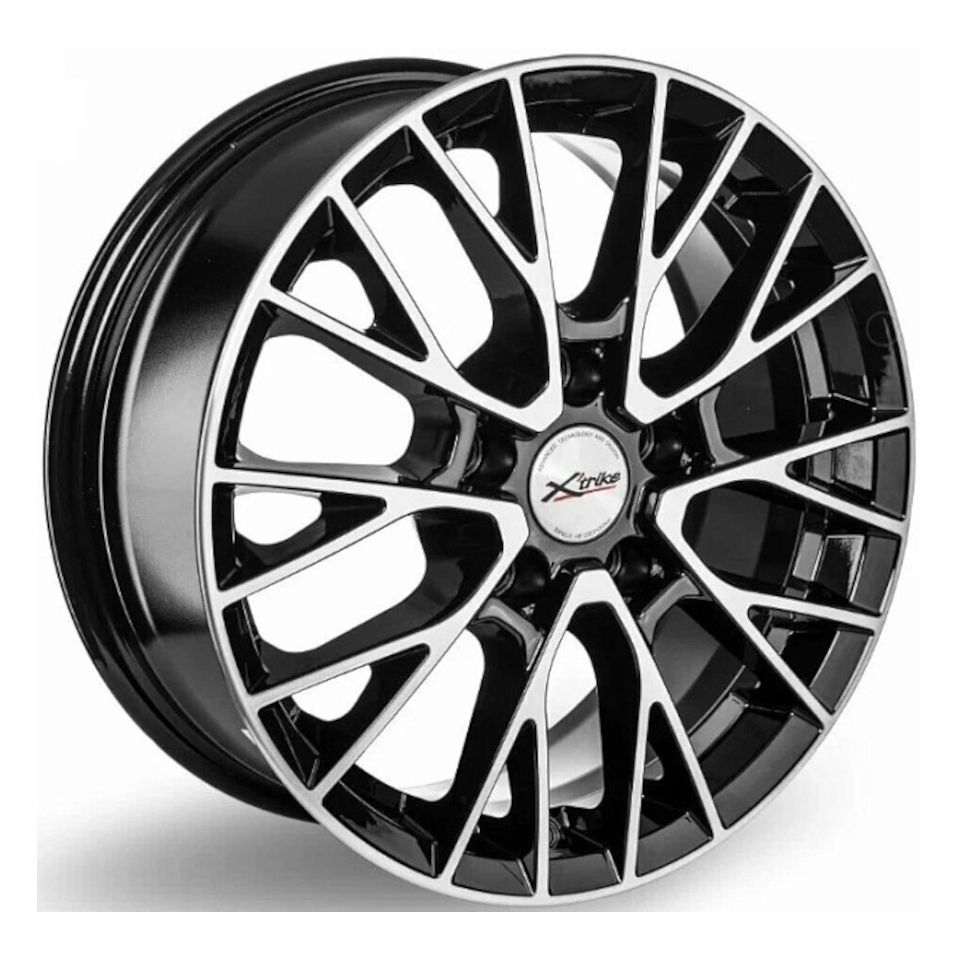 X'trike X-135-bm 16x6.5" 5x114,3мм DIA 67.1мм ET 35мм BKM / Чёрный матовый от магазина Империя шин