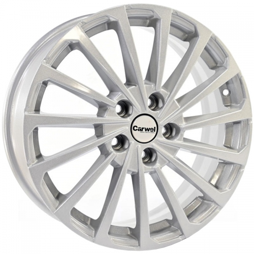 Carwel Кагра 1721 (Focus/ Kuga) 17x6.5" 5x108мм DIA 63.35мм ET 50мм SLT / Серебристый от магазина Империя шин