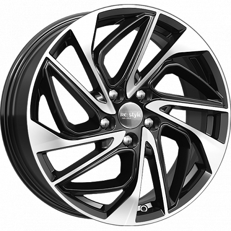 iFree KC883-mb (ZV 18_Geely Atlas) 18x7" 5x114,3мм DIA 60.1мм ET 45мм алмаз чёрный / Чёрный с алмазной проточкой от магазина Империя шин