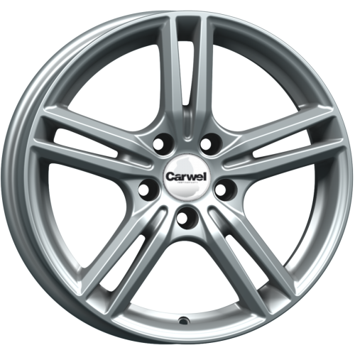 Carwel Баруй 223 16x6.5" 5x114,3мм DIA 66.1мм ET 45мм SB / Насыщенный серебристый металлик от магазина Империя шин