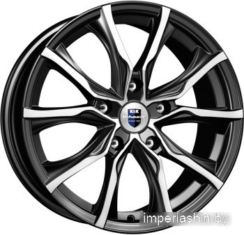 K&K Твист 17x7.5" 5x115мм DIA 70.2мм ET 44мм Алмаз черный