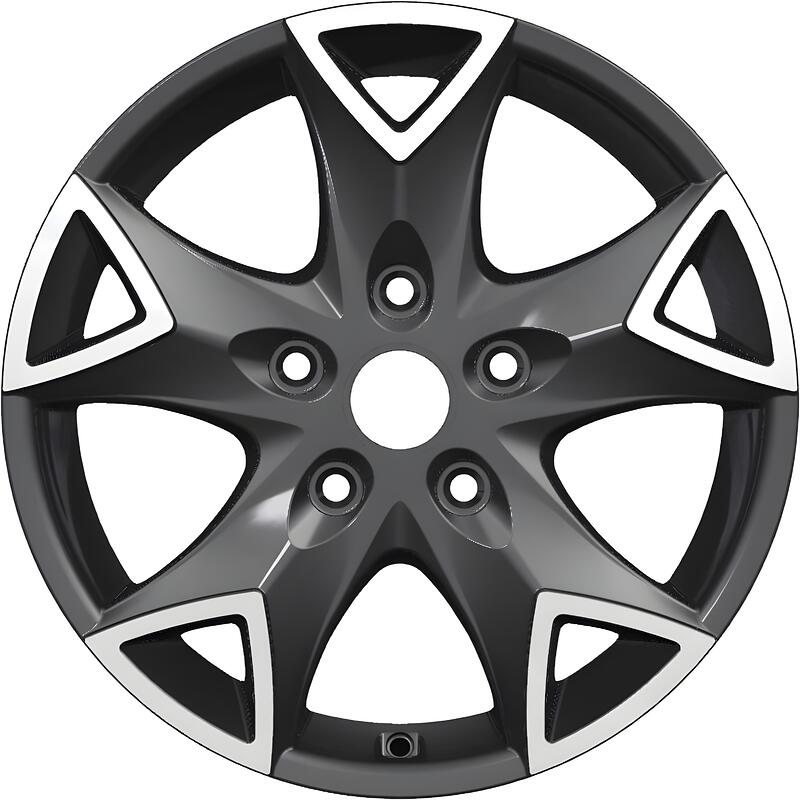Carwel Конго-ab 1615 (Jumpy/ Boxer/ Ducato) 16x6.5" 5x118мм DIA 71.1мм ET 55мм ABT / Черный с полировкой от магазина Империя шин