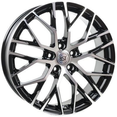 RST R177-bd (Geely Coolray) 17x7" 5x114,3мм DIA 54.1мм ET 45мм BD / Черный с полировкой от магазина Империя шин