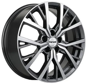 Carwel Тур-ag 1806 (Outlander) 18x7" 5x114,3мм DIA 67.1мм ET 38мм AGR / Графитовый с полировкой от магазина Империя шин