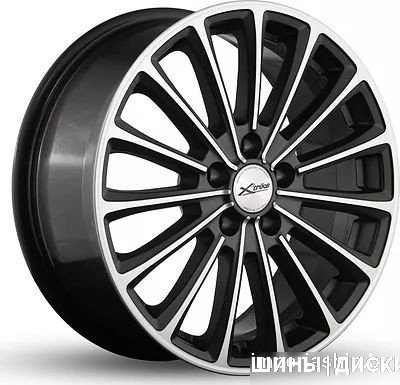 X'trike X-136 17x7" 5x114.3мм DIA 67.1мм ET 35мм BKM/FP от магазина Империя шин