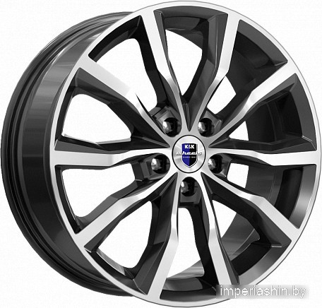 K&K Портер 18x7.5" 5x114.3мм DIA 66.1мм ET 35мм Алмаз черный от магазина Империя шин