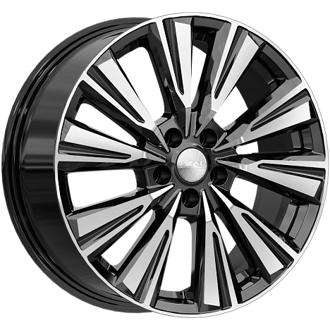 SKAD Линней-mb 18x7.5" 5x108мм DIA 63.35мм ET 50мм алмаз / Чёрный с алмазной проточкой от магазина Империя шин