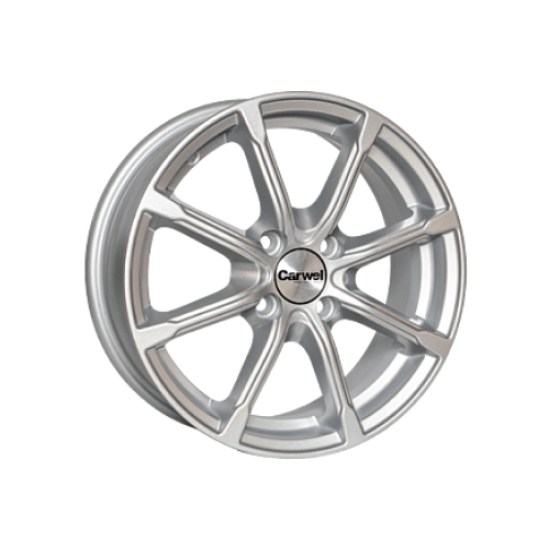Carwel Бета 114 15x6" 4x100мм DIA 60.1мм ET 50мм SB / Насыщенный серебристый металлик от магазина Империя шин