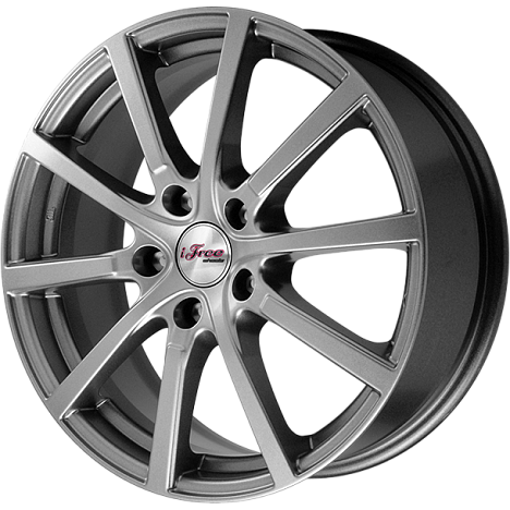 iFree KC680-hw Big Byz 17x7" 5x114,3мм DIA 66.1мм ET 40мм Хай вэй / Графитовый от магазина Империя шин