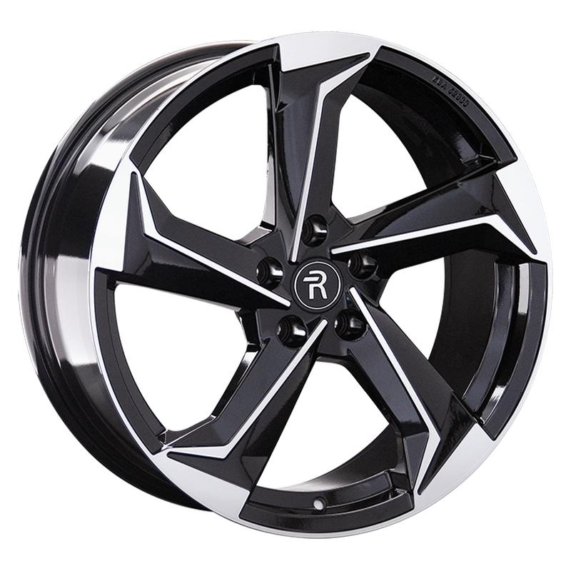 Mercedes MR304-mb 18x8" 5x112мм DIA 66.6мм ET 43мм BKF / Чёрный  глянцевый с проточкой от магазина Империя шин