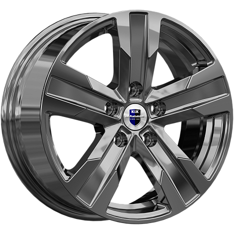 K&K КС1009-kv Висмут 16x7" 5x108мм DIA 63.35мм ET 45мм кварц / Тёмно-серый глянцевый от магазина Империя шин
