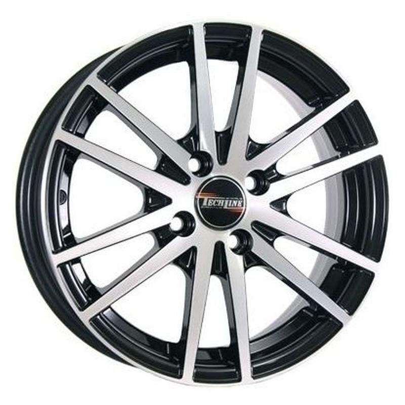Tech Line 305-bd 13x4.5" 4x100мм DIA 67.1мм ET 43мм BD / Черный с полировкой от магазина Империя шин
